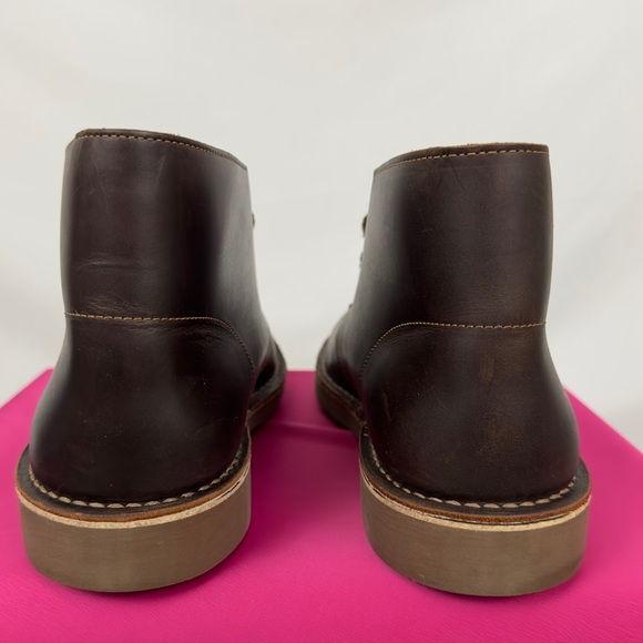 Clarks men's Bushacre 2 Lace Up Chukka Boot Dark Brown Leather US 11 1… - Picture 11 of 15